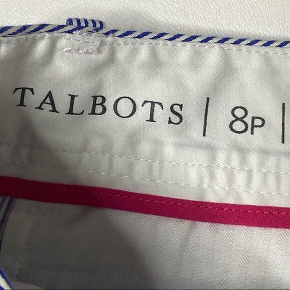 Talbots | Perfect Pinstriped High Rise Shorts - Picture 3 of 6